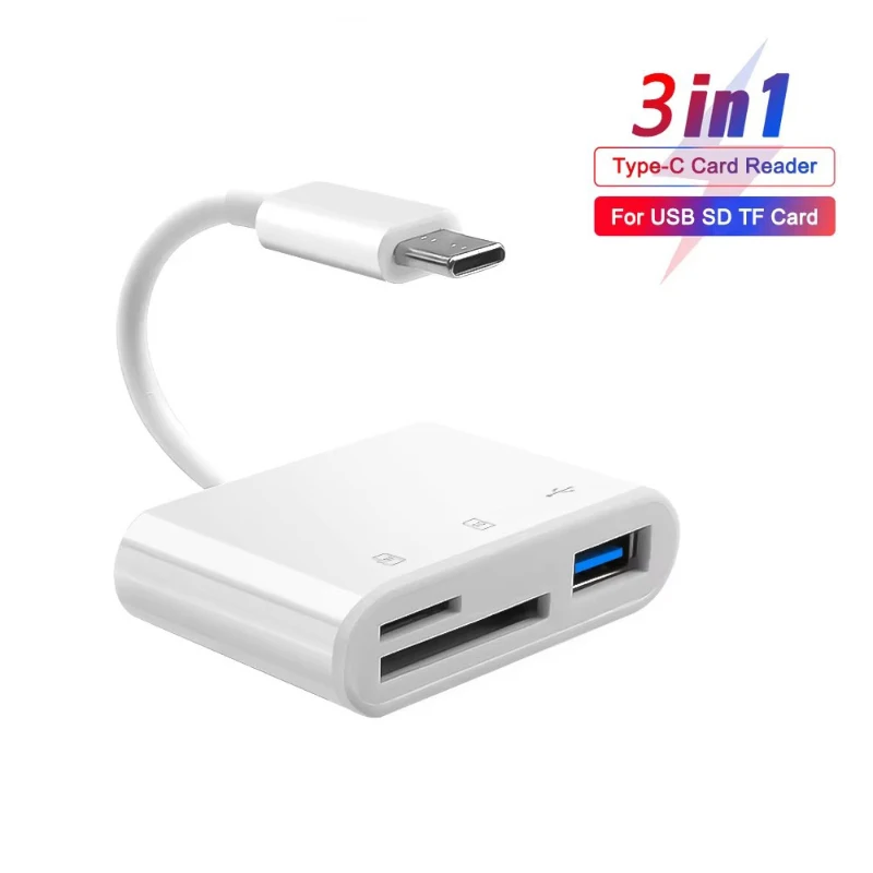 1/2/3/4Pcs Type C Card Reader SD TF Memory Card Reader USB C OTG Adapter High Speed Data Transmitter Smart Cell Phone
1/2/3/4Pcs Type C Card Reader SD TF Memory Card Reader USB C OTG Adapter High Speed Data Transmitter Smart Cell Phone