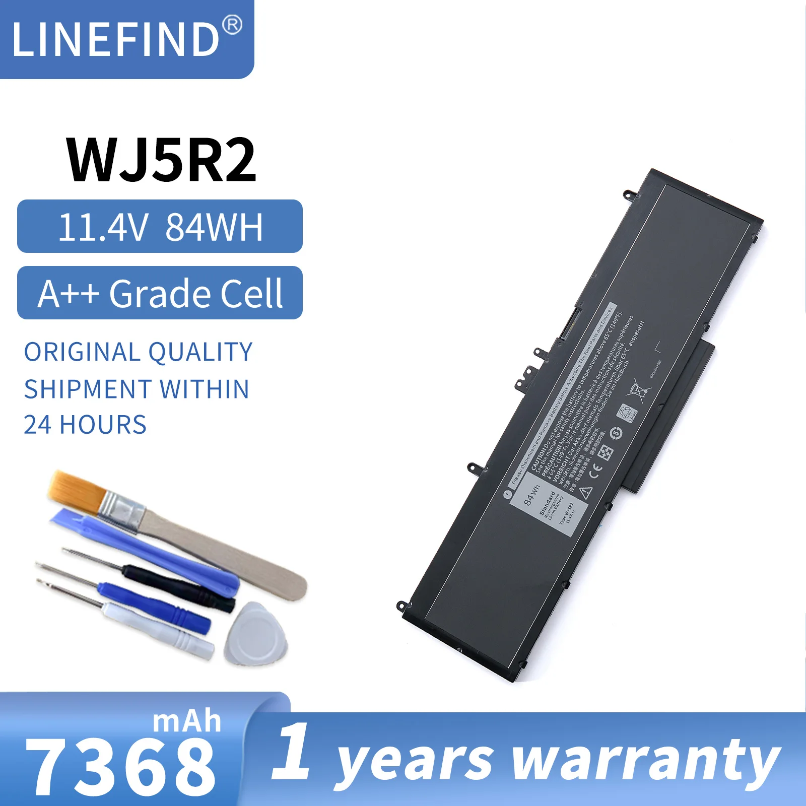 Аккумулятор для ноутбука Dell Latitude E5570 Precision 11,4 04F5YV 0G9G1H, 3510 в, 84 Вт/ч, WJ5R2
Аккумулятор для ноутбука Dell Latitude E5570 Precision 11,4 04F5YV 0G9G1H, 3510 в, 84 Вт/ч, WJ5R2