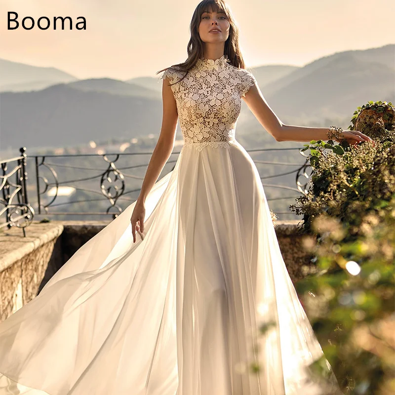 Booma A-Line Wedding Dresses Long Lace Appliques Backless Sleeveless Floor-Length Simple Elegant Brides Gown Custom Made 2025
Booma A-Line Wedding Dresses Long Lace Appliques Backless Sleeveless Floor-Length Simple Elegant Brides Gown Custom Made 2025