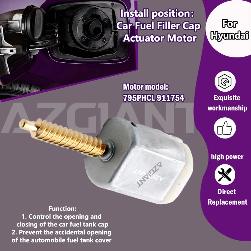 AZGIANT 795PHCL 911754 Car Fuel Tank Door Opener Lock Release 12V Motor For Hyundai I30 MK2 MK3 2012-2020/Elantra GT 2013-2017
AZGIANT 795PHCL 911754 Car Fuel Tank Door Opener Lock Release 12V Motor For Hyundai I30 MK2 MK3 2012-2020/Elantra GT 2013-2017