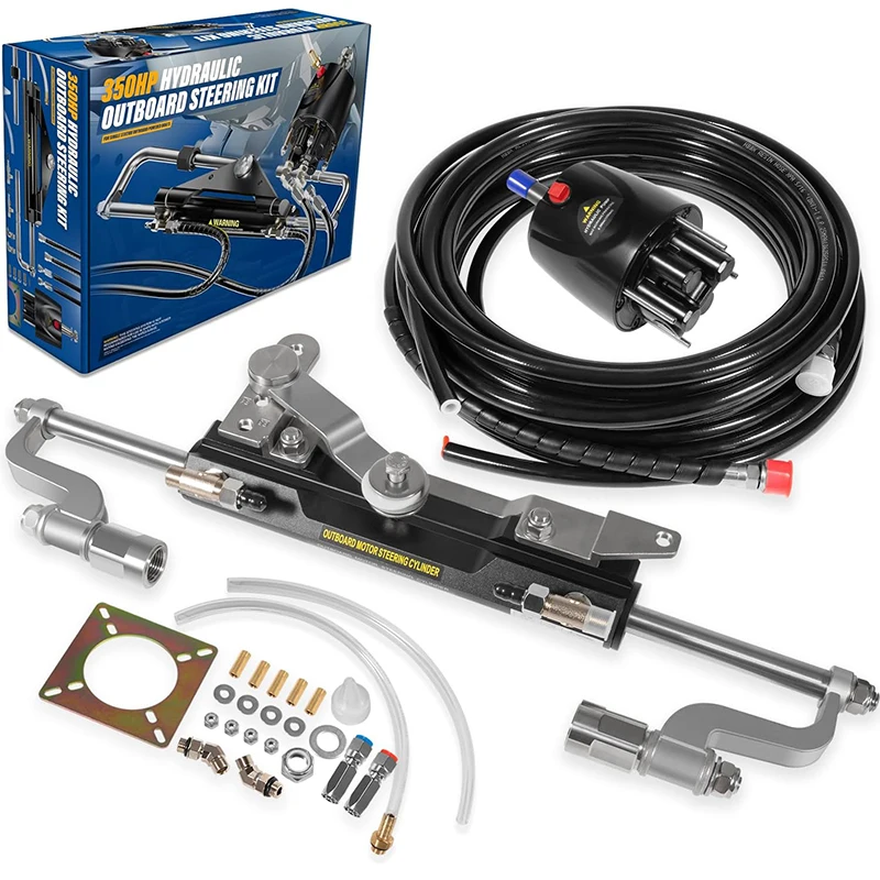 350HP Boat Outboard Hydraulic Steering System Kit Fits for Yamaha/Suzuki/Honda/Mercury/Nissan/Tohatsu
350HP Boat Outboard Hydraulic Steering System Kit Fits for Yamaha/Suzuki/Honda/Mercury/Nissan/Tohatsu