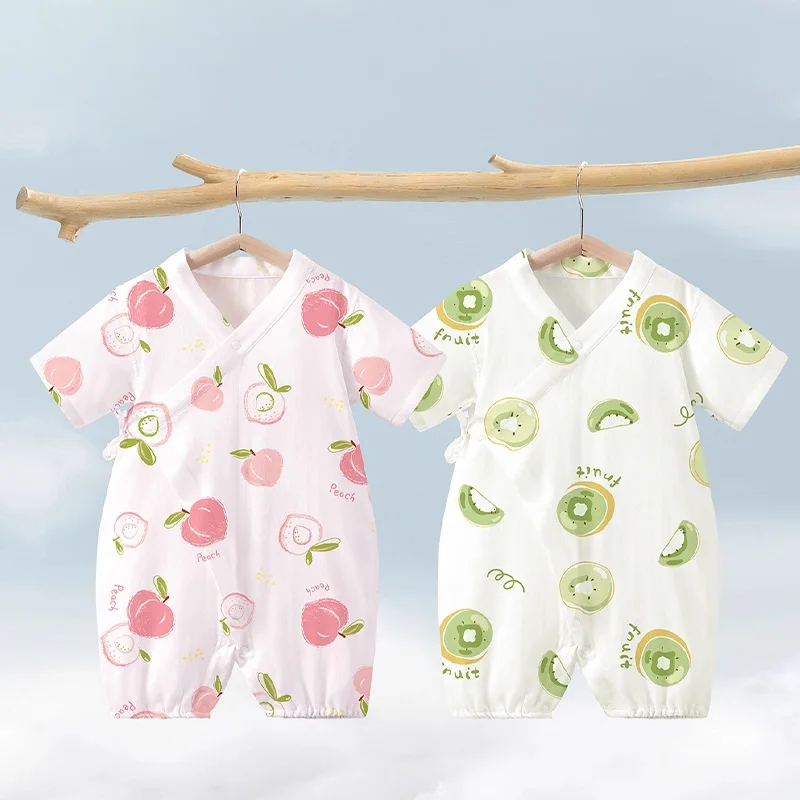 Baby Jumpsuit Summer Short Sleeve Soft Thin Breathable Newborn Onesie Infant Romper For Boys/Girls Sleepwear Crawling Outfit
Baby Jumpsuit Summer Short Sleeve Soft Thin Breathable Newborn Onesie Infant Romper For Boys/Girls Sleepwear Crawling Outfit