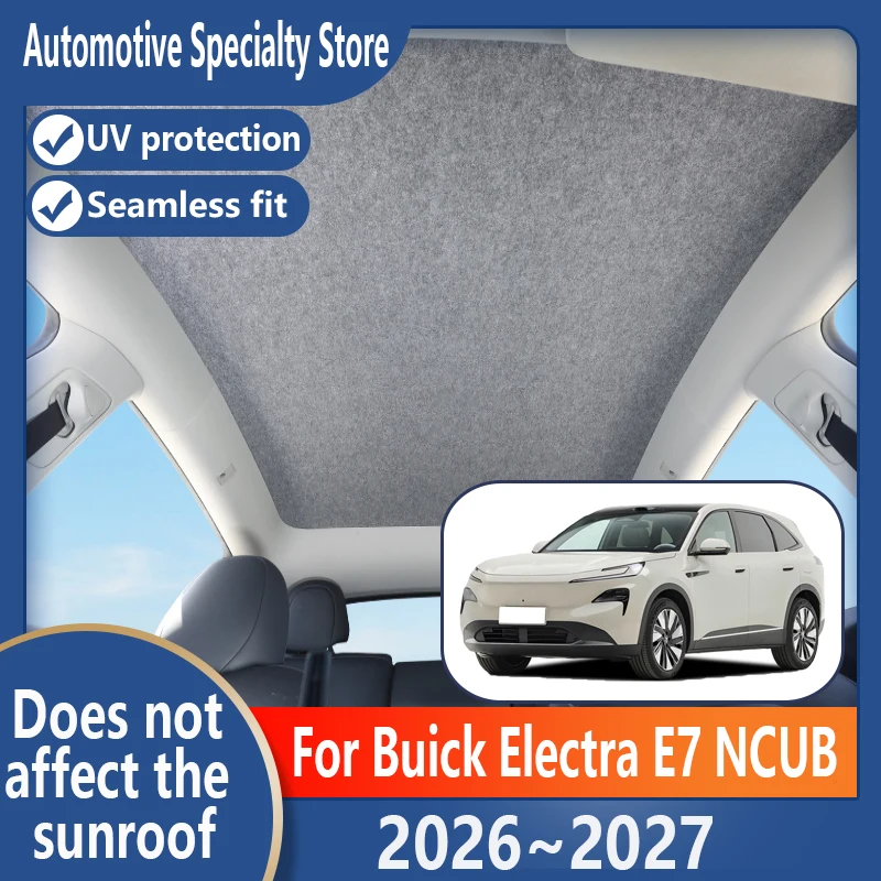 For Buick Electra E7 2026~2027 Panoramic Sunroof Insulation Roof Visor Electrostatic Adsorption Suede Fabric Protection Anti-UV
For Buick Electra E7 2026~2027 Panoramic Sunroof Insulation Roof Visor Electrostatic Adsorption Suede Fabric Protection Anti-UV