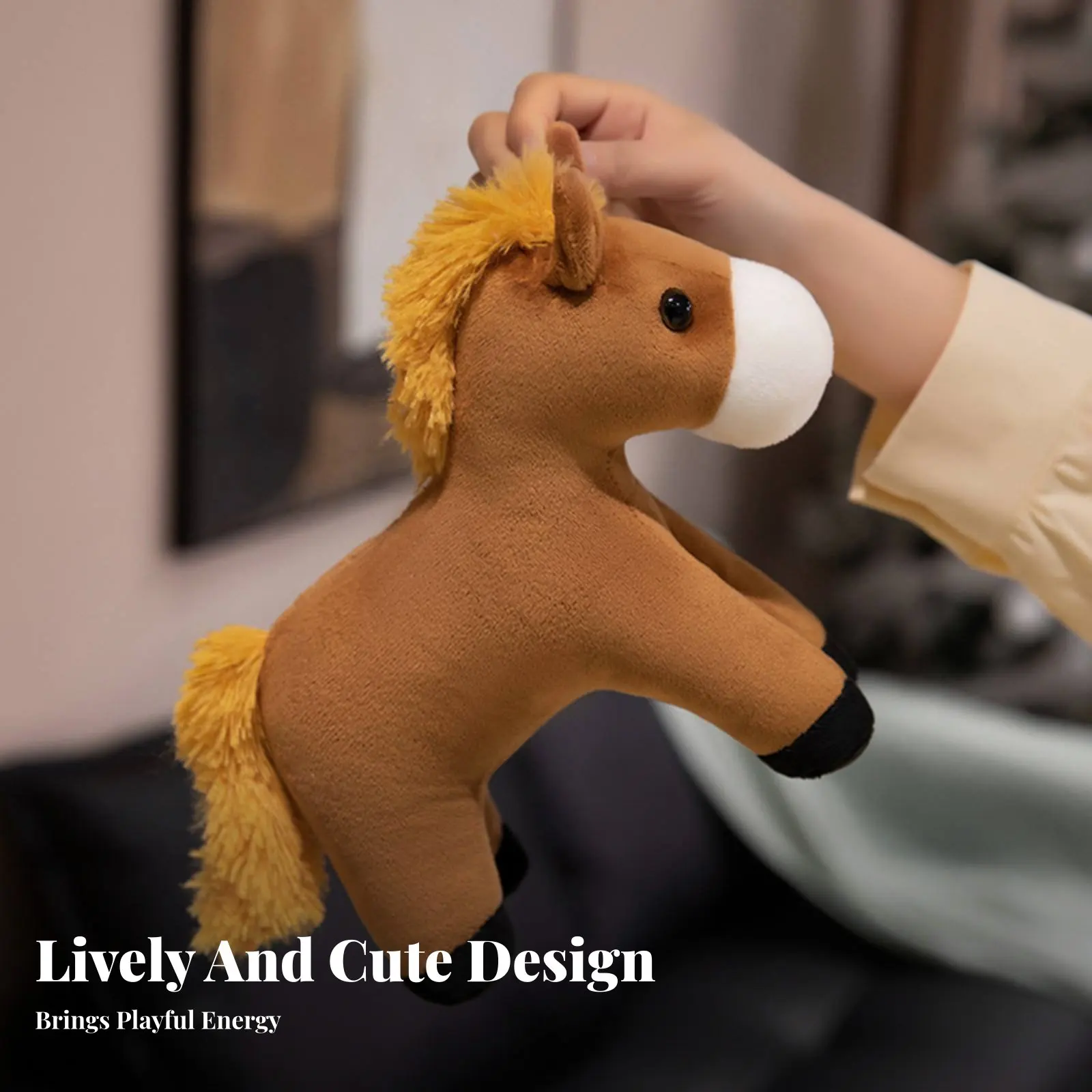 Stuffed Horse Great Gift Horse Stuffed Creature Stuffed Horse Doll PP Cotton Filled Creature Bag Attraction Soft Material
Stuffed Horse Great Gift Horse Stuffed Creature Stuffed Horse Doll PP Cotton Filled Creature Bag Attraction Soft Material
