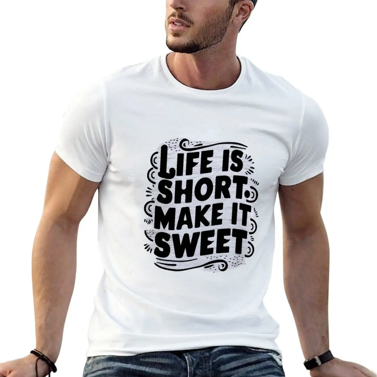 life is short make it sweet T-Shirt cotton t shirt man t shirts cotton 100% t shirts for man pack white T-shirt
life is short make it sweet T-Shirt cotton t shirt man t shirts cotton 100% t shirts for man pack white T-shirt