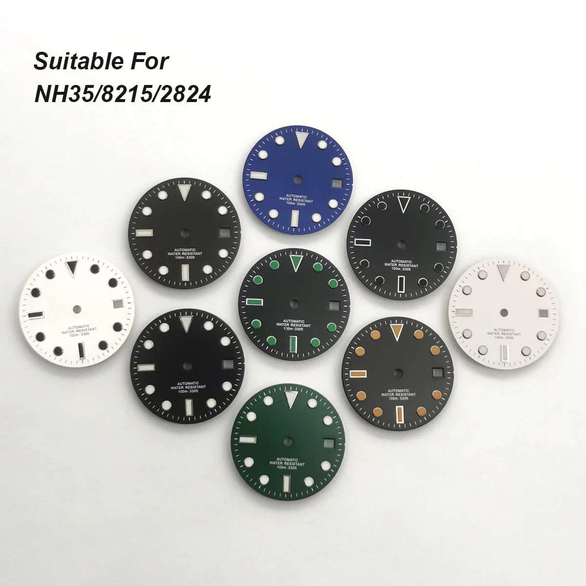 28.5mm No Logo SUB Dial Fit NH35/8215/2824 Movement Ice Blue Luminous Custom Logo Watch Modification Accessories
28.5mm No Logo SUB Dial Fit NH35/8215/2824 Movement Ice Blue Luminous Custom Logo Watch Modification Accessories