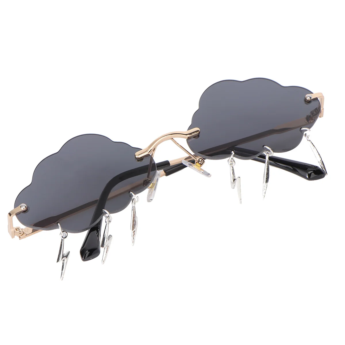 1Pair Sunglasses Special Cloud Shape Design Uv Protection Stylish Rimless Shades for Women Party Photo Booth Props
1Pair Sunglasses Special Cloud Shape Design Uv Protection Stylish Rimless Shades for Women Party Photo Booth Props