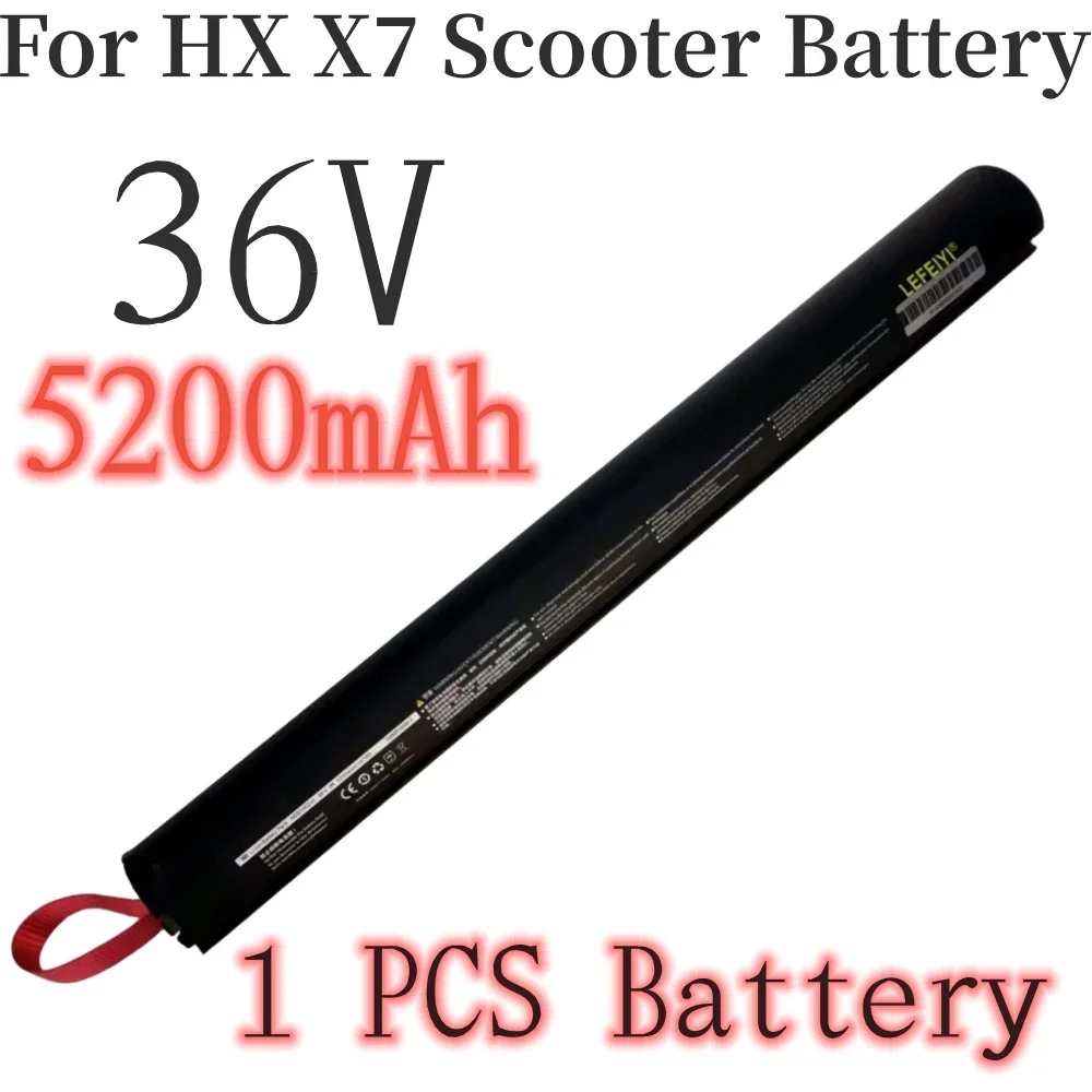 For HX X7 2025 brand-new Upgrade 5200mah electric scooter Dedicated battery Large capacity and Long lasting battery life
For HX X7 2025 brand-new Upgrade 5200mah electric scooter Dedicated battery Large capacity and Long lasting battery life