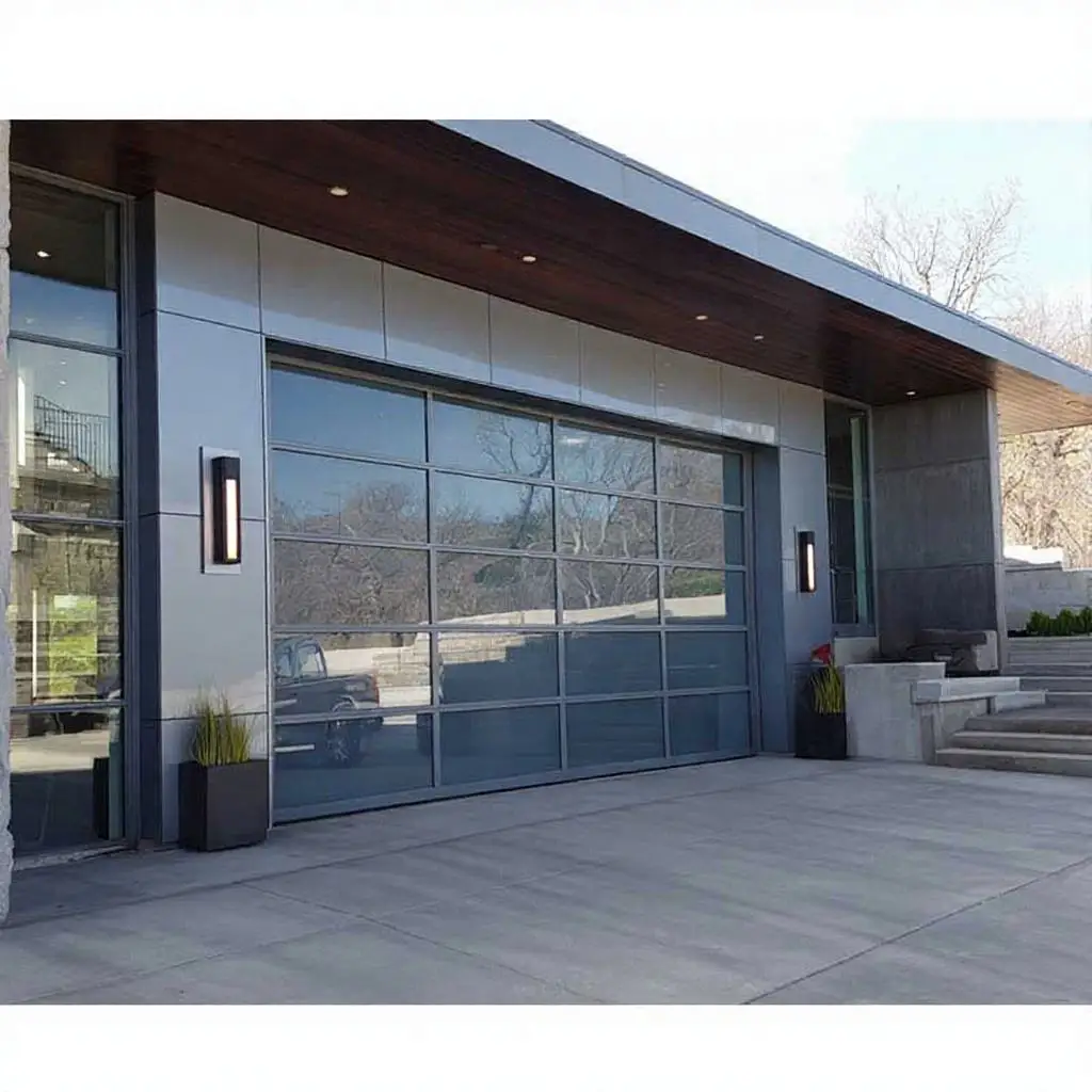 Wholesale Aluminum Alloy Frames Double Layer Glass Garage Door Electrically Operated Anti Theft Anti Corrosion Garage Doors
Wholesale Aluminum Alloy Frames Double Layer Glass Garage Door Electrically Operated Anti Theft Anti Corrosion Garage Doors