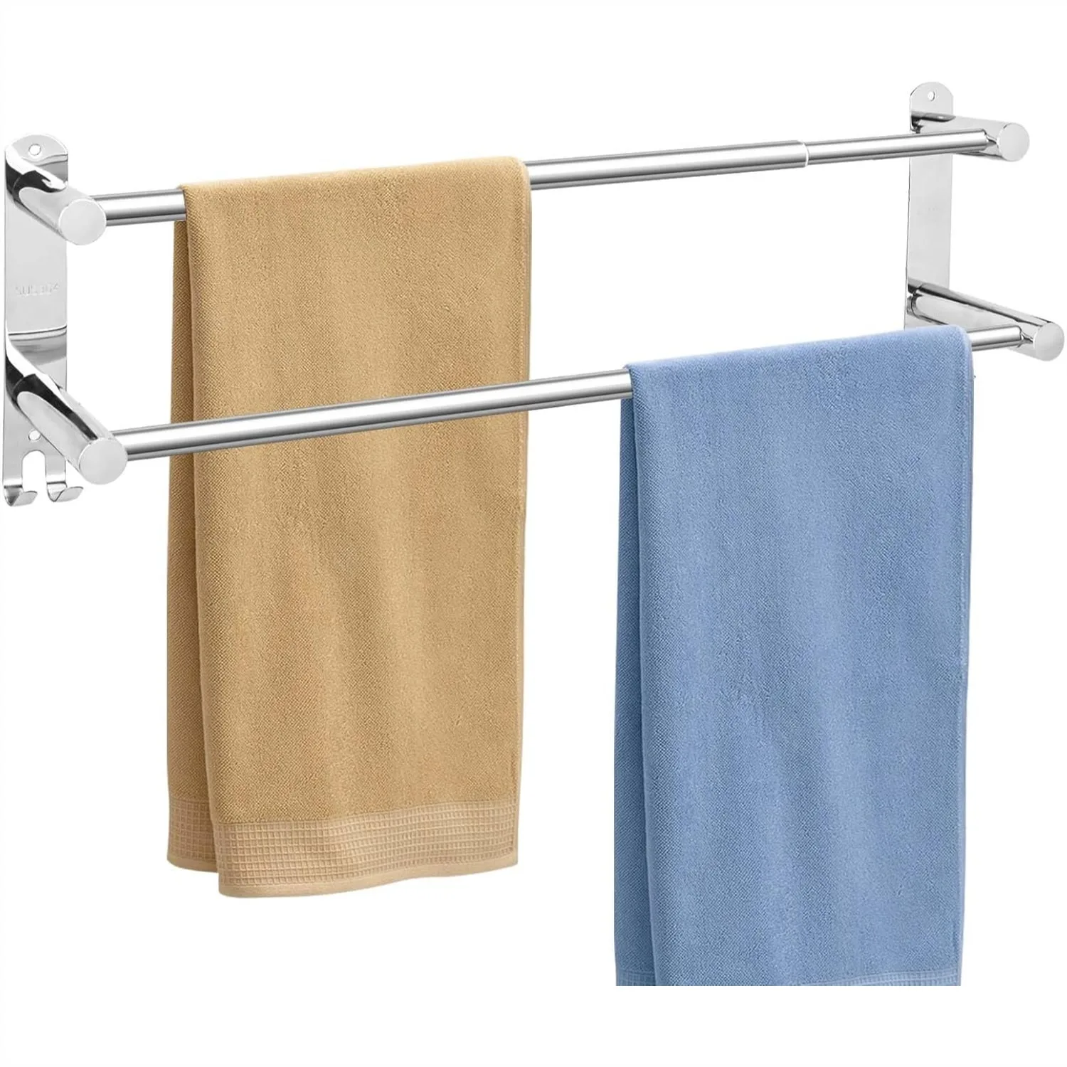 Stainless Steel Double Towel Bar, Adjustable 16-28IN Towel Rack for Bathroom Wall Mounted, Rustproof
Stainless Steel Double Towel Bar, Adjustable 16-28IN Towel Rack for Bathroom Wall Mounted, Rustproof