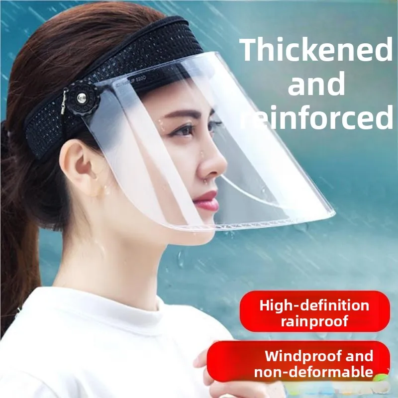 Rainproof Face Shield Bike Riding Helmet Special Rain Day Large Brim Waterproof Protector Transparent Cap for Cycling
Rainproof Face Shield Bike Riding Helmet Special Rain Day Large Brim Waterproof Protector Transparent Cap for Cycling