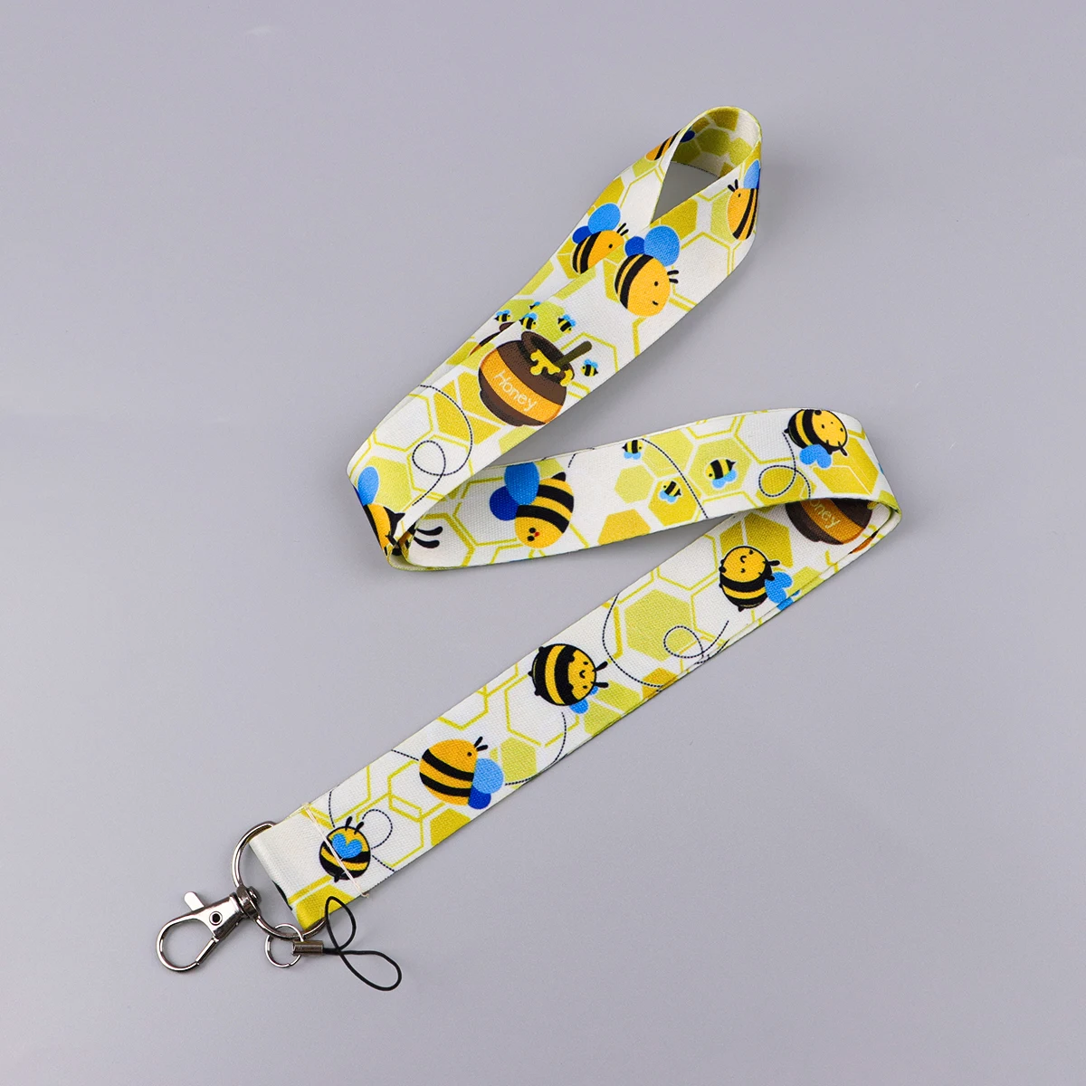 LX1631 Cartoon Bee Lanyard Keychain ID Credit Card Cover Pass Mobile Phone Charm Neck Straps Badge Holder Key Holder Accessories
LX1631 Cartoon Bee Lanyard Keychain ID Credit Card Cover Pass Mobile Phone Charm Neck Straps Badge Holder Key Holder Accessories