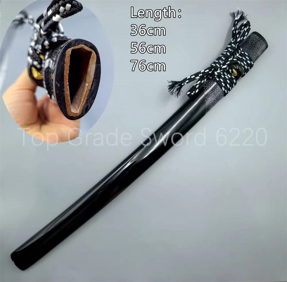 High Quality Sheath Wooden Saya Scabbard Glossy Lacquered Wrap Rayskin For Japanese Sword Wakizashi Samurai Katana Brand New
High Quality Sheath Wooden Saya Scabbard Glossy Lacquered Wrap Rayskin For Japanese Sword Wakizashi Samurai Katana Brand New