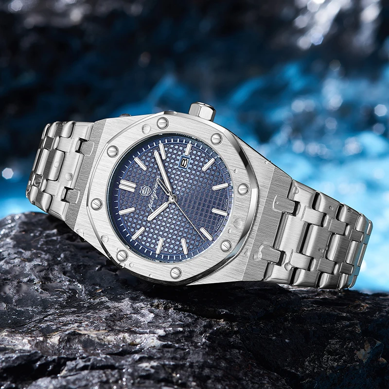 PAAZOMU Luxury Square Man Quartz Watch Waterproof Luminous Date Men's Watch High Quality Stainless Steel Business Men Watches
PAAZOMU Luxury Square Man Quartz Watch Waterproof Luminous Date Men's Watch High Quality Stainless Steel Business Men Watches