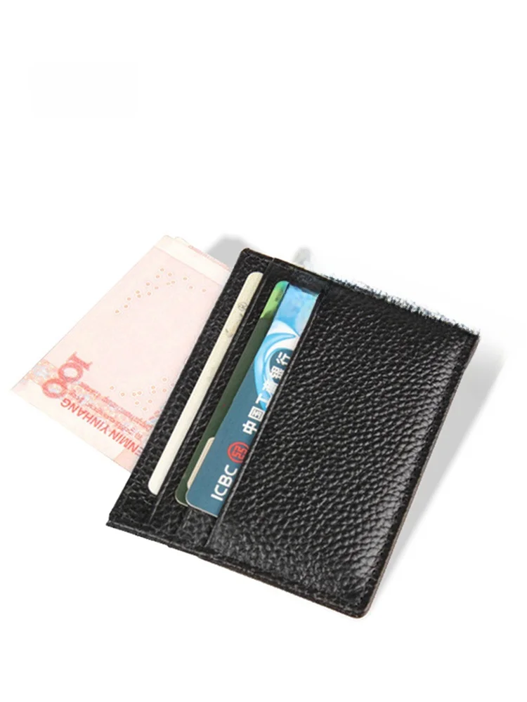 Ultra-Thin Leather Card Holder Portable Driver License Bank Card Sve Simple Design Bifold Wallet for ID Card Storage
Ultra-Thin Leather Card Holder Portable Driver License Bank Card Sve Simple Design Bifold Wallet for ID Card Storage