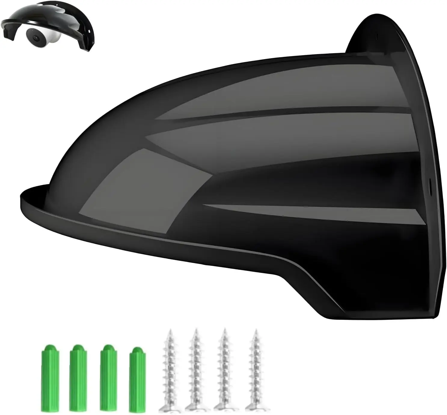 Universal Sunshade Rainshade Camera Cover for CCTV Surveillance, Weatherproof Protection for Dome/Bullet Cameras with Mount
Universal Sunshade Rainshade Camera Cover for CCTV Surveillance, Weatherproof Protection for Dome/Bullet Cameras with Mount
