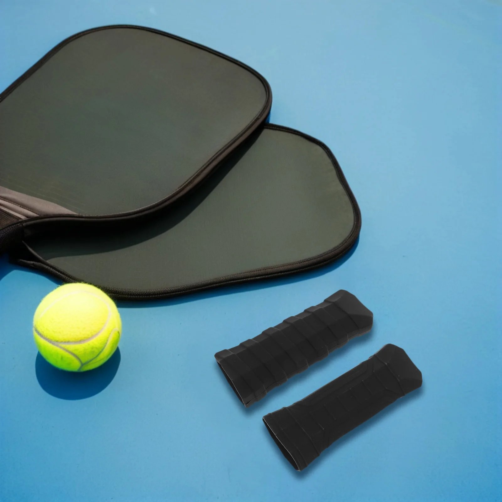 2pcs Silicone Pickleball Paddle Handle Grips Nonslip Removable Comfortable Shockproof Anti-Vibration Wraps for All Skill Levels
2pcs Silicone Pickleball Paddle Handle Grips Nonslip Removable Comfortable Shockproof Anti-Vibration Wraps for All Skill Levels