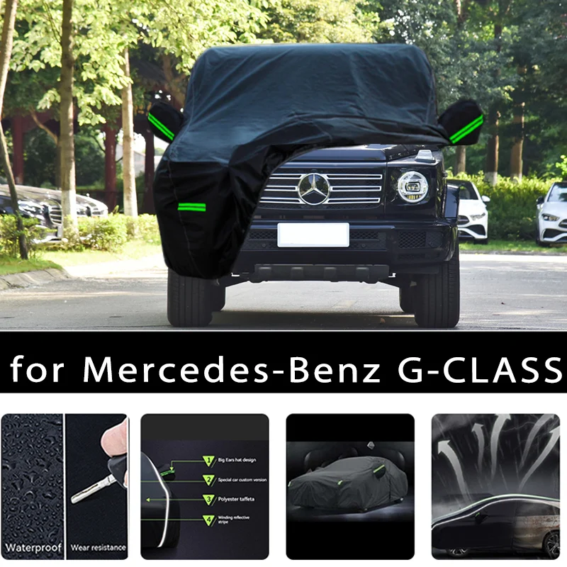 For Mercedes-Benz G-Class Outdoor Protection Full Car Covers Snow Cover Sunshade Waterproof Dustproof Exterior Car accessories
For Mercedes-Benz G-Class Outdoor Protection Full Car Covers Snow Cover Sunshade Waterproof Dustproof Exterior Car accessories