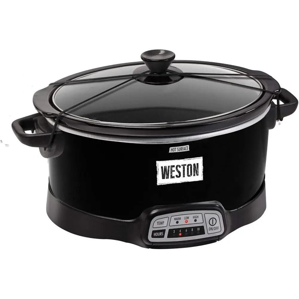 Products Progmable Slow Cooker, 7 Quart, W/lid & Strap, Black, 03-2300-W
Products Progmable Slow Cooker, 7 Quart, W/lid & Strap, Black, 03-2300-W