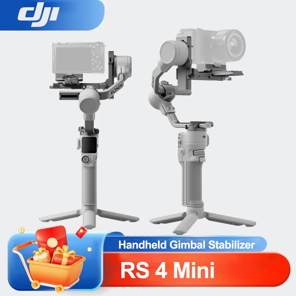 DJI RS 4 Mini Handheld Gimbal Stabilizer Intelligent Tracking and Composition Automated Axis Locks for Camera and Phone
DJI RS 4 Mini Handheld Gimbal Stabilizer Intelligent Tracking and Composition Automated Axis Locks for Camera and Phone