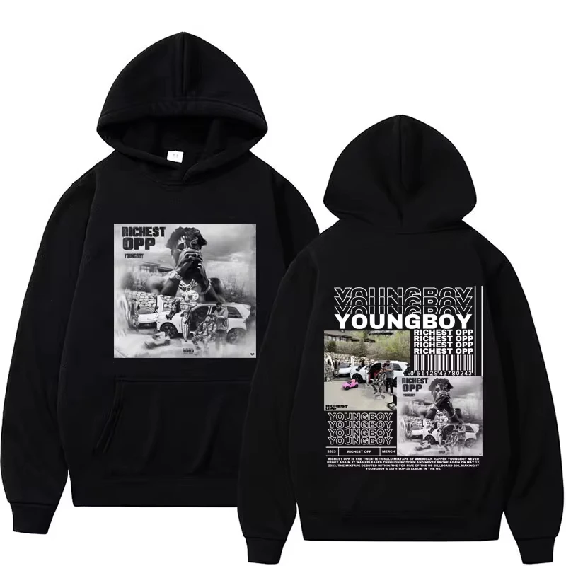 Rapper YoungBoy 2023 New Album Graphic Hoodies Men Hip Hop Fashion Vintage Sweatshirt Male Casual Gothic Oversized Hoodie Unisex
Rapper YoungBoy 2023 New Album Graphic Hoodies Men Hip Hop Fashion Vintage Sweatshirt Male Casual Gothic Oversized Hoodie Unisex