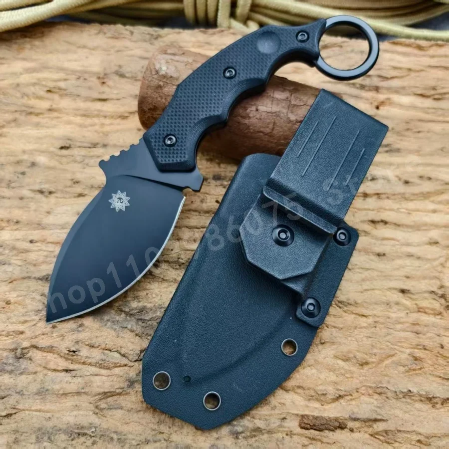 FX 637 Black Fixed Blade Knife - 8Cr13Mov Blade G10 Handle - Portable Outdoor Tool Knife Wilderness Survival Tool Men's Gifts
FX 637 Black Fixed Blade Knife - 8Cr13Mov Blade G10 Handle - Portable Outdoor Tool Knife Wilderness Survival Tool Men's Gifts