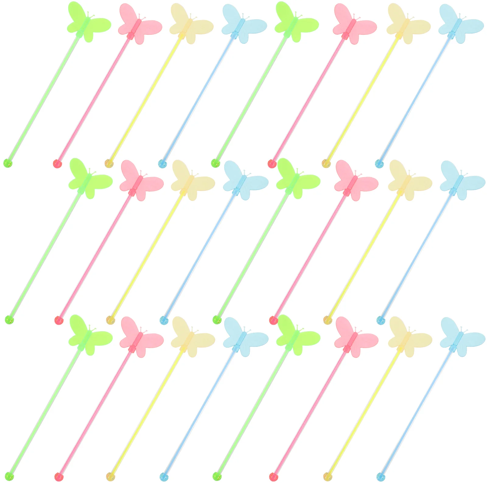 25 Pcs Cookie Cocktail Stirrer Butterfly Coffee Whisk Sticks for Drinks Beverages
25 Pcs Cookie Cocktail Stirrer Butterfly Coffee Whisk Sticks for Drinks Beverages