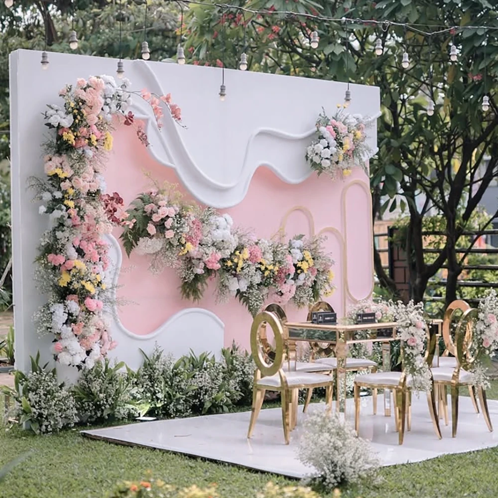 FSDKX PVC Wedding Backdrop Hot Design Romantic Customized Style Stage Decor Wall Events Supplier Props
FSDKX PVC Wedding Backdrop Hot Design Romantic Customized Style Stage Decor Wall Events Supplier Props