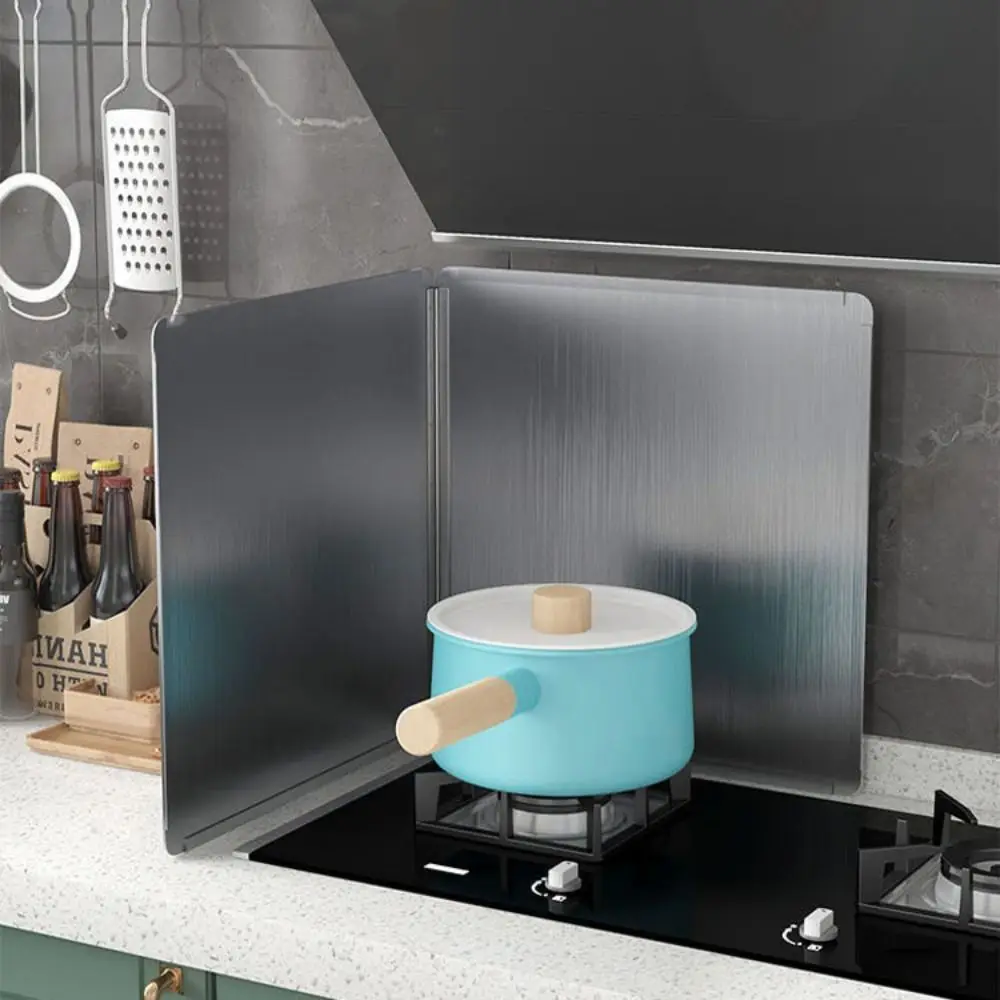 Stainless Steel Oil Splatter Guard Foldable Windproof Anti Splatter Shield Silver 2 Sheet Splash Proof Baffle Cooktop
Stainless Steel Oil Splatter Guard Foldable Windproof Anti Splatter Shield Silver 2 Sheet Splash Proof Baffle Cooktop