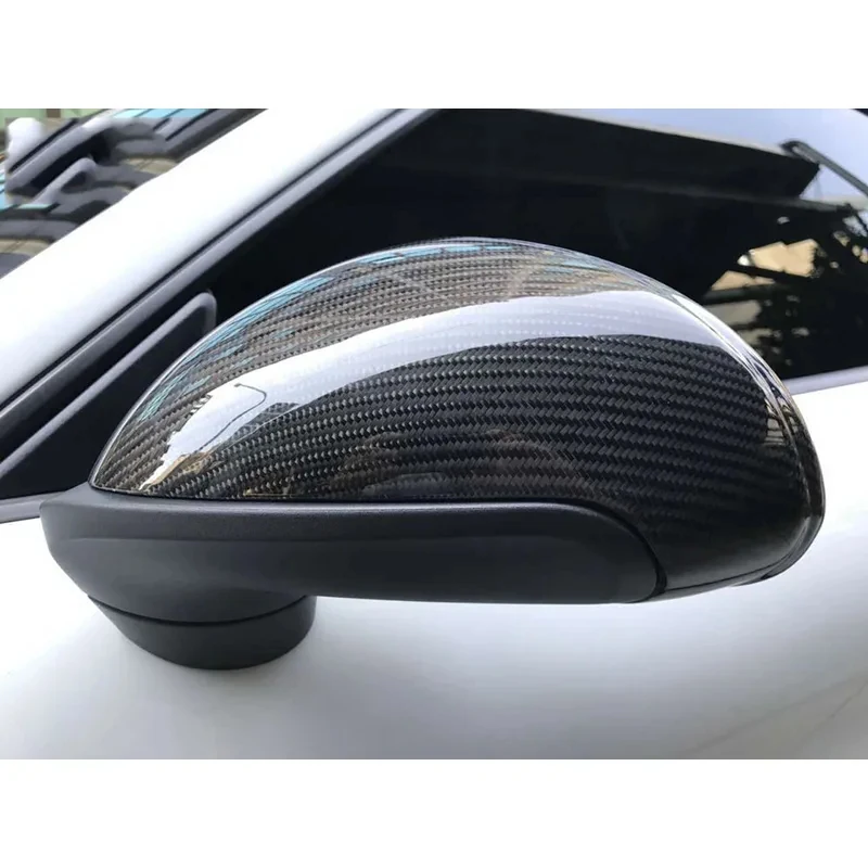 High Quality Real Dry Carbon Rearview Mirror Cap Covers For Cayman Boxster 981 991 2013-2016
High Quality Real Dry Carbon Rearview Mirror Cap Covers For Cayman Boxster 981 991 2013-2016