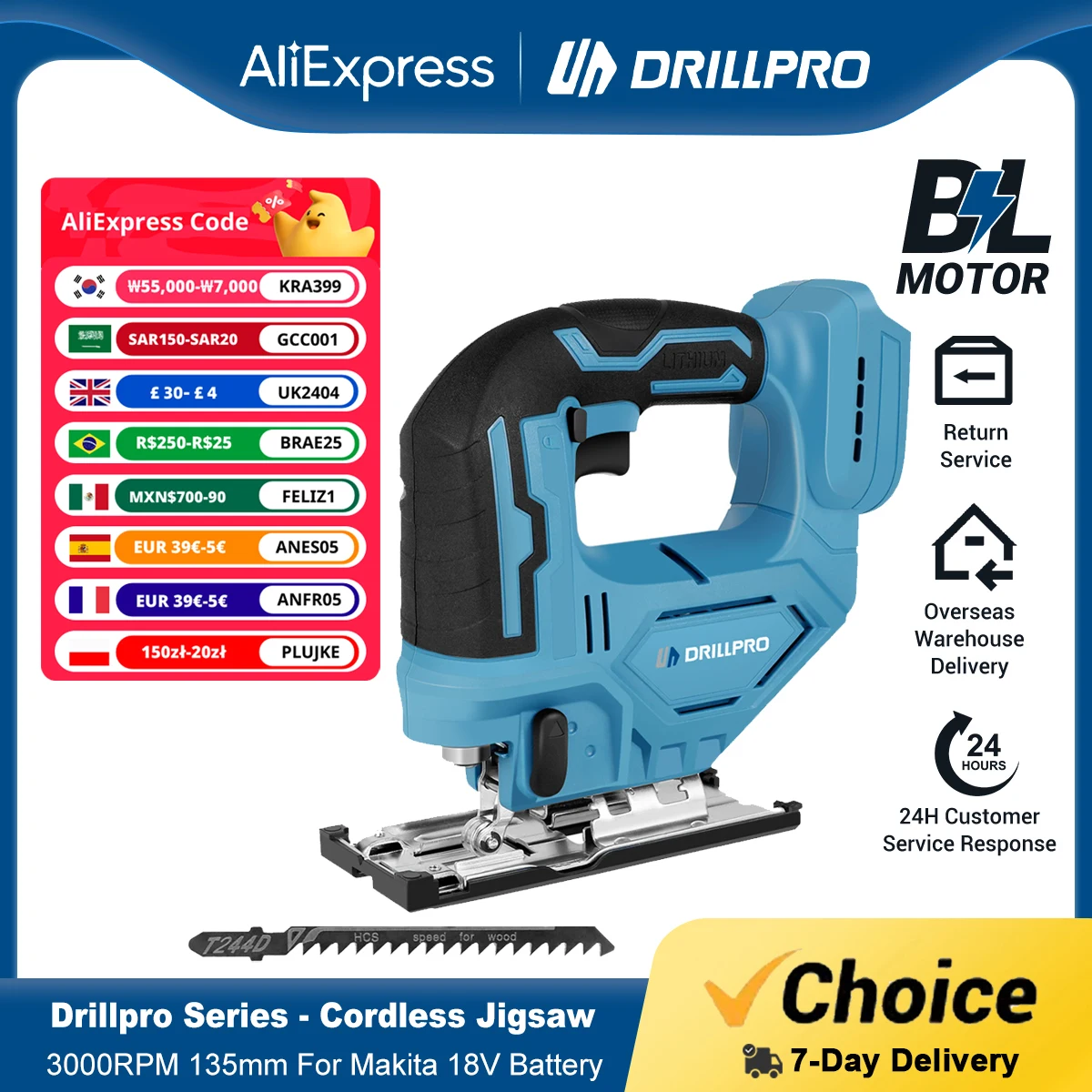 Электрическая ножовочная пила Drillpro, 300 Вт, регулируемая ножовочная пила 0-45 °, электроинструмент для деревообработки, аккумулятор Makita 18 в
Электрическая ножовочная пила Drillpro, 300 Вт, регулируемая ножовочная пила 0-45 °, электроинструмент для деревообработки, аккумулятор Makita 18 в