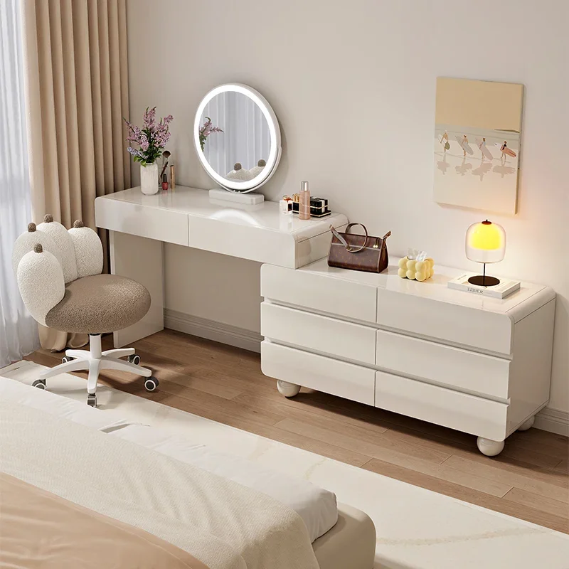 Makeup Vanity Desk Bedroom Organizer Luxury Furniture Table Set Modern Dressing Minimalist Nordic Rooms Woman Chair Items Salon
Makeup Vanity Desk Bedroom Organizer Luxury Furniture Table Set Modern Dressing Minimalist Nordic Rooms Woman Chair Items Salon