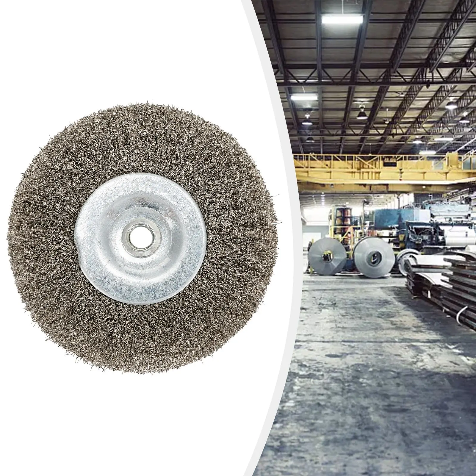 Power Tool Parts 3In Flat Crimped Stainless Steel Wire Wheel Brush For Angle Grinder 0.52in Bore Cleaning/polishing Adhesion 1pc
Power Tool Parts 3In Flat Crimped Stainless Steel Wire Wheel Brush For Angle Grinder 0.52in Bore Cleaning/polishing Adhesion 1pc