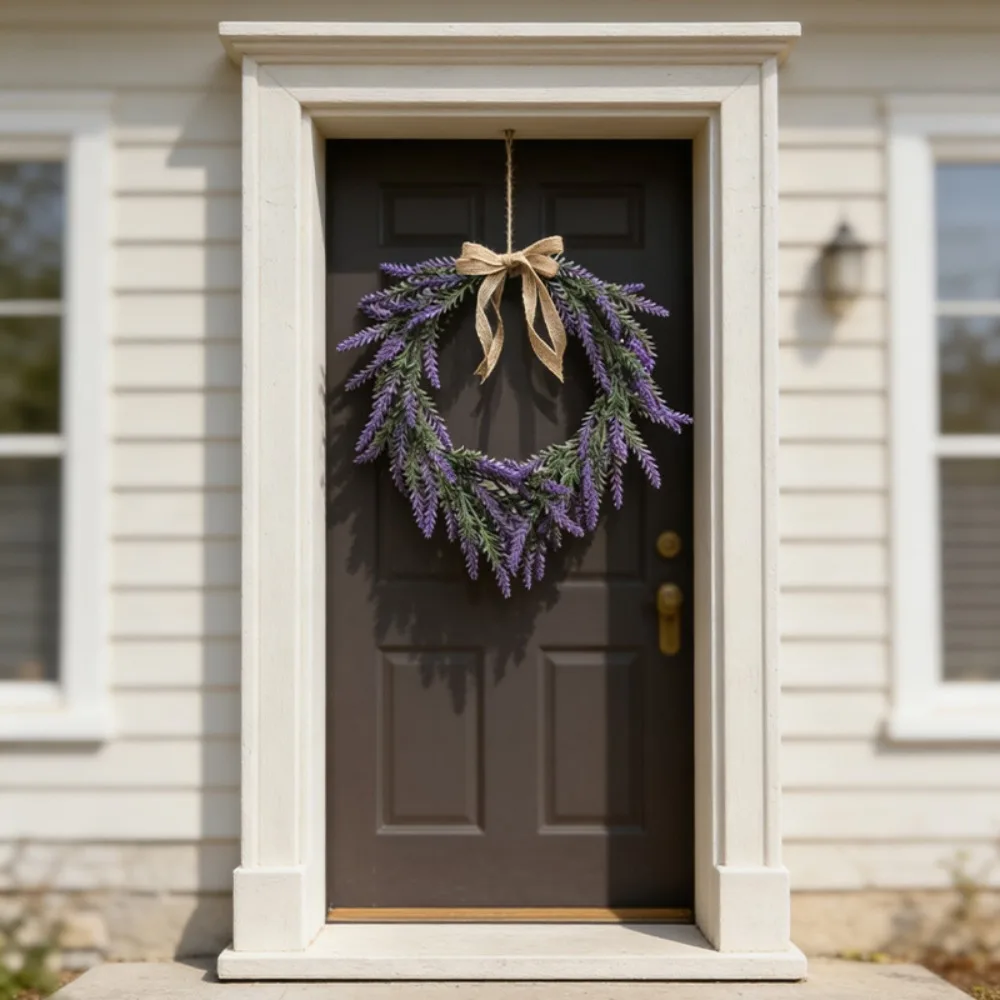 New Spring Flower Wreath - Artificial Lavender Hyacinth - Wall and Door Decoration - Suitable for Banquets, Parties, and Wedding
New Spring Flower Wreath - Artificial Lavender Hyacinth - Wall and Door Decoration - Suitable for Banquets, Parties, and Wedding