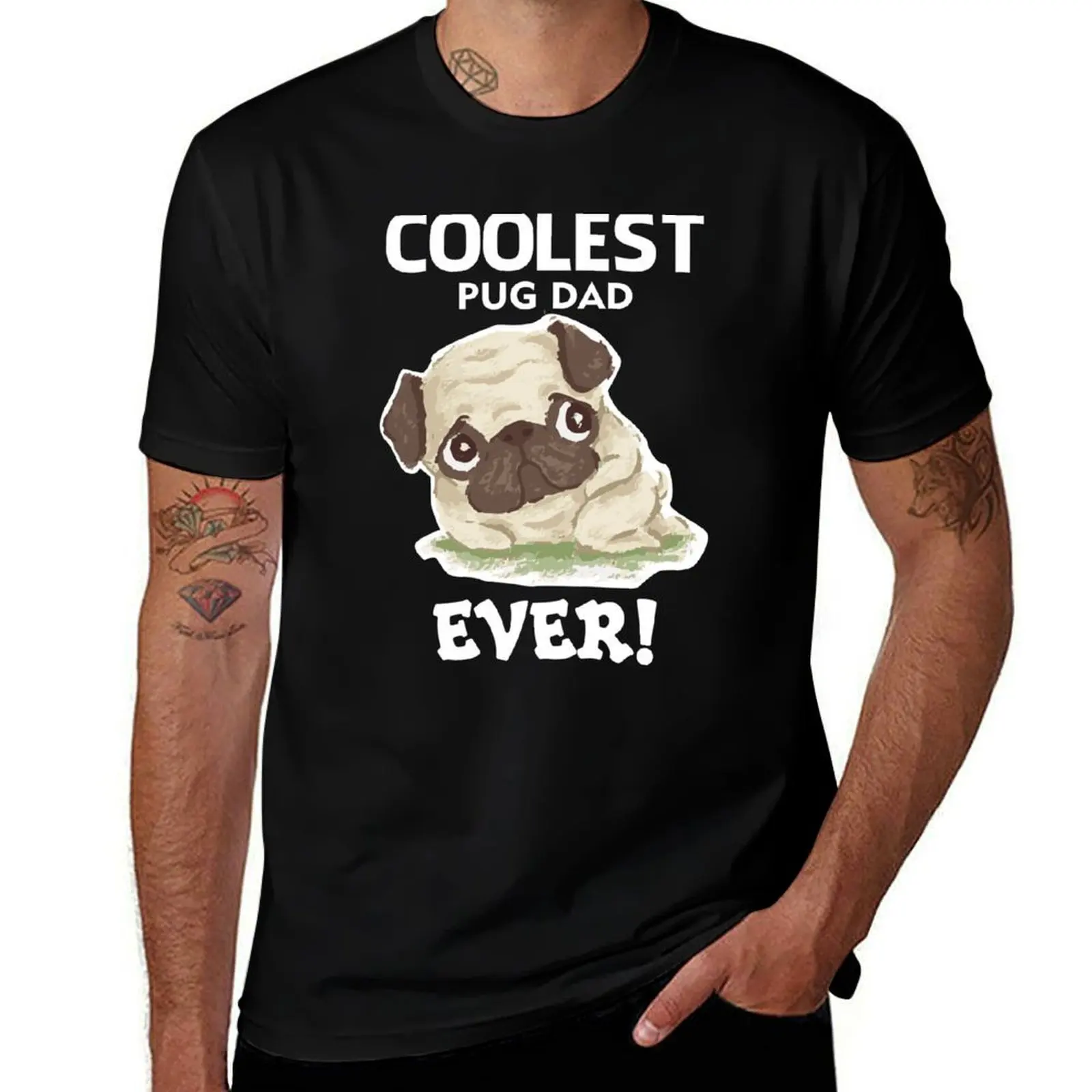 Coolest Pug Dad Ever - Love Pug Tee T-Shirt oversized t shirt boys whites Blouse mens t shirts top quality
Coolest Pug Dad Ever - Love Pug Tee T-Shirt oversized t shirt boys whites Blouse mens t shirts top quality