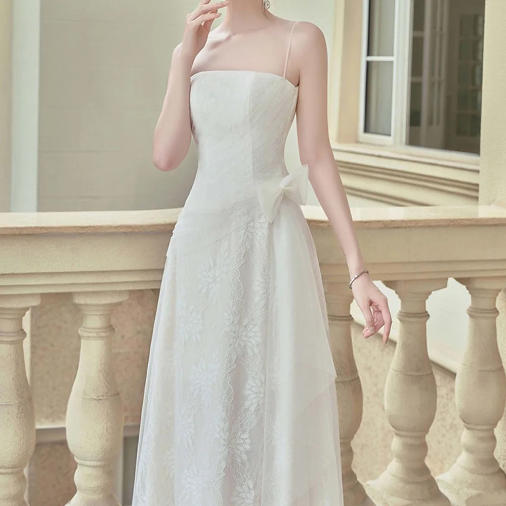CustomizedStrapless Spaghetti Straps Sleeveless Bow Tulle Appliques Tea Length A-Line Ruffles Backless Elegant Evening Dresses C
CustomizedStrapless Spaghetti Straps Sleeveless Bow Tulle Appliques Tea Length A-Line Ruffles Backless Elegant Evening Dresses C