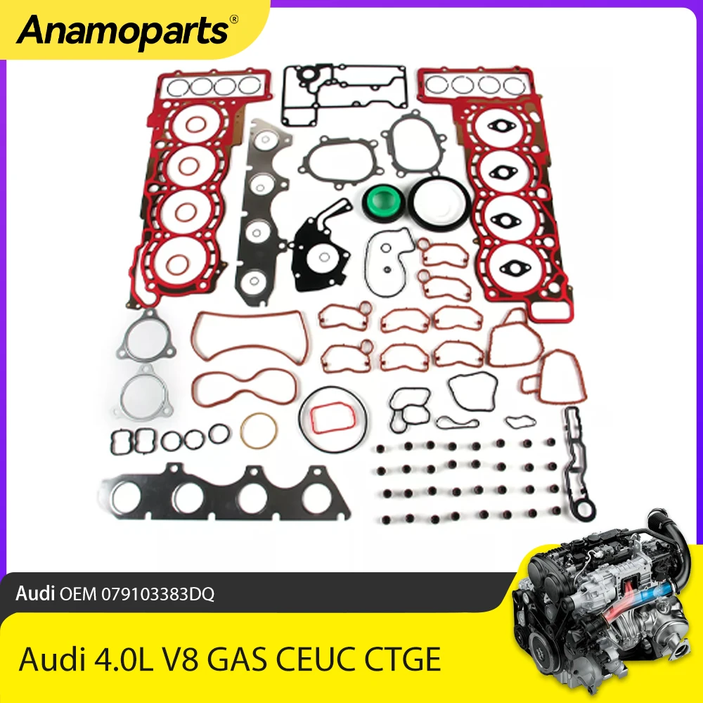 Full Gasket Set Engine Overhaul Rebuilding Kit For AUDI A8 10-17 RS7 14-18 CEUC CTGE V8 4.0T
Full Gasket Set Engine Overhaul Rebuilding Kit For AUDI A8 10-17 RS7 14-18 CEUC CTGE V8 4.0T