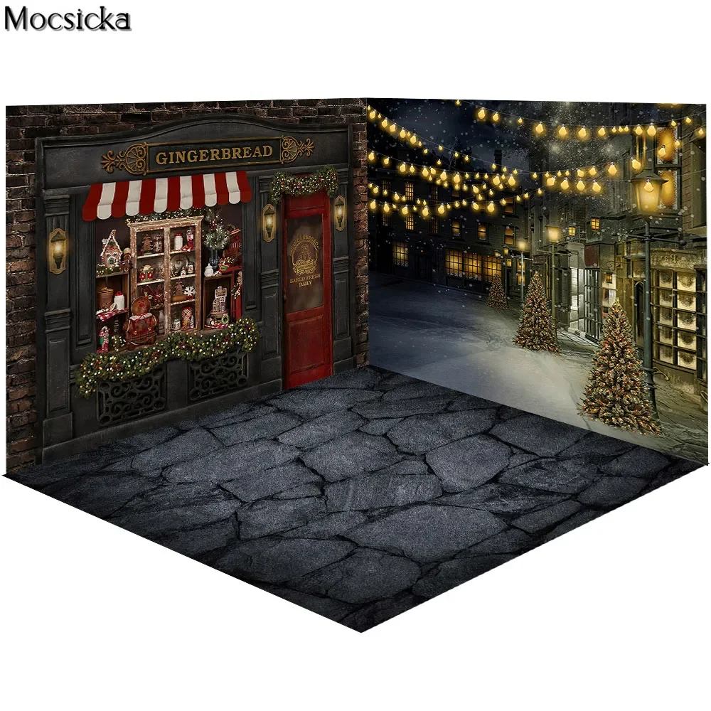 Christmas Rooms Photography Backdrop Holiday Street Light Dessert Shop Stone Floor Newborn Photocall Kids Portrait Background
Christmas Rooms Photography Backdrop Holiday Street Light Dessert Shop Stone Floor Newborn Photocall Kids Portrait Background