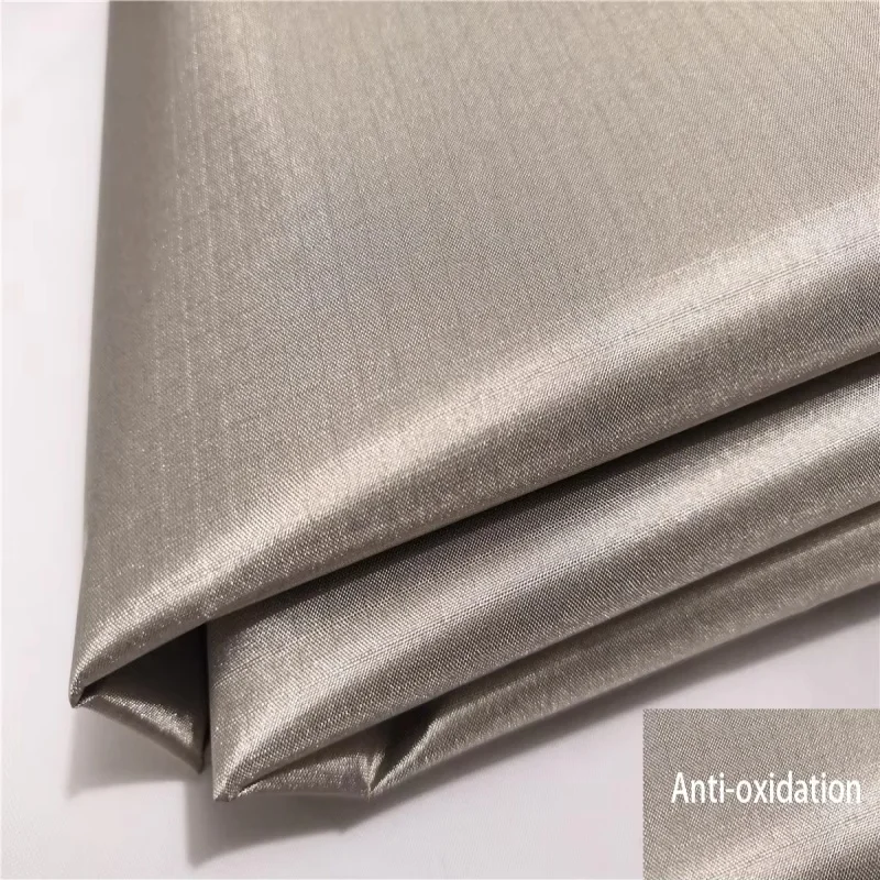 Antioxidation Faraday Copper Nickel Fabric Anti-radiation Conductive Plaid Cloth Military Grade RF Blocking EMF Shielding 
Antioxidation Faraday Copper Nickel Fabric Anti-radiation Conductive Plaid Cloth Military Grade RF Blocking EMF Shielding