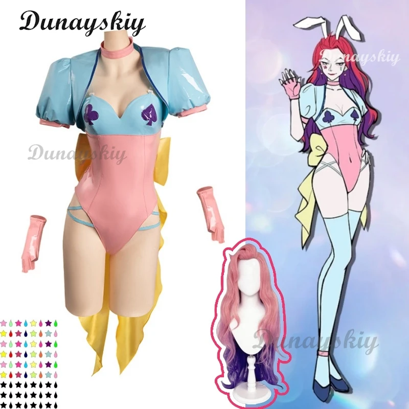 Hisoka Cosplay Bunny Girl Sexy Clothing Women Costume Anime Hunter Roleplay Jumpsuit Stockings Halloween Carnival Party Clothes
Hisoka Cosplay Bunny Girl Sexy Clothing Women Costume Anime Hunter Roleplay Jumpsuit Stockings Halloween Carnival Party Clothes