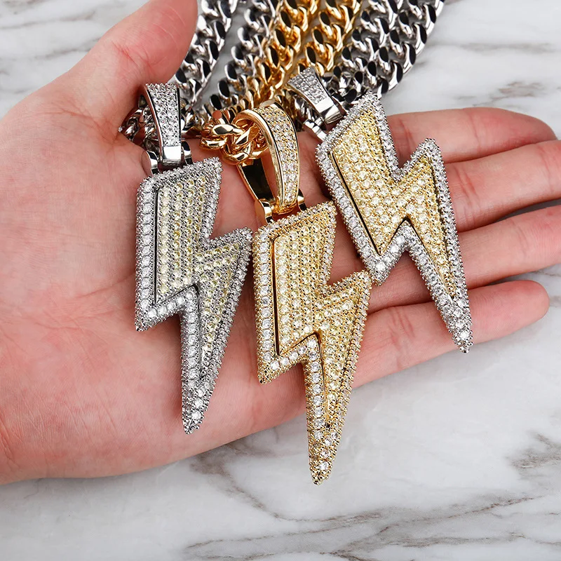 Хип-хоп микро-асфальтированный камень AAA CZ Bling Ice Out большие подвески-молнии ожерелье для мужчин рэпер ювелирные изделия Прямая доставка
Хип-хоп микро-асфальтированный камень AAA CZ Bling Ice Out большие подвески-молнии ожерелье для мужчин рэпер ювелирные изделия Прямая доставка