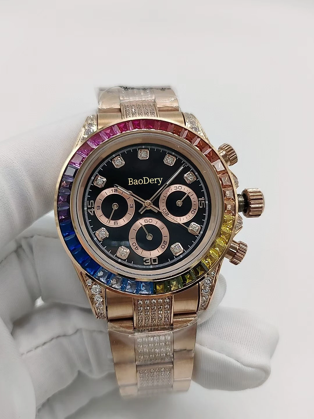 Custom Logo40mm Luxury Men's Watch, 904 Stainless Steel and Sapphire Mirror, Mechanical Movement, Men's Gifts
Custom Logo40mm Luxury Men's Watch, 904 Stainless Steel and Sapphire Mirror, Mechanical Movement, Men's Gifts