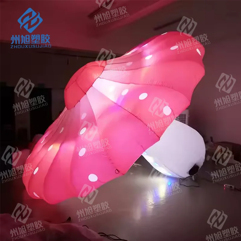 Giant inflatable mushroom colorful light agaric red wild plant flower stage performance prop
Giant inflatable mushroom colorful light agaric red wild plant flower stage performance prop