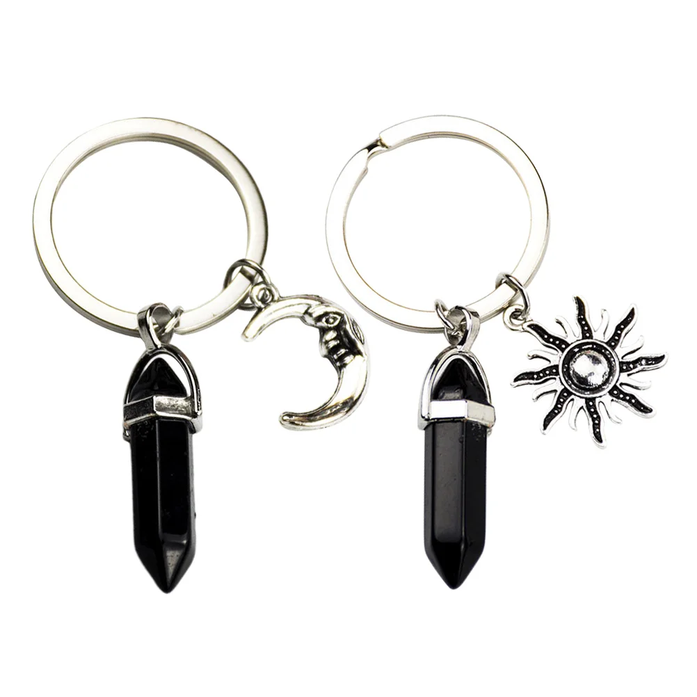 2pcs Retro Matching Keychains Natural Stone Keyrings Vintage Sun Moon Key Ring Couples Key Chains Moon Charms Gifts
2pcs Retro Matching Keychains Natural Stone Keyrings Vintage Sun Moon Key Ring Couples Key Chains Moon Charms Gifts