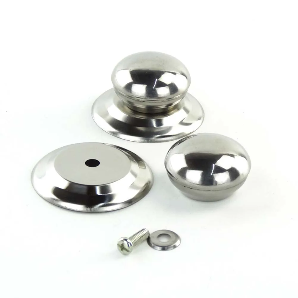 Stainless Steel Pot Lid Cover Replacement Knob Dishwasher Safe Easy Clean Cookware Handle Holder Screw Pad Set
Stainless Steel Pot Lid Cover Replacement Knob Dishwasher Safe Easy Clean Cookware Handle Holder Screw Pad Set