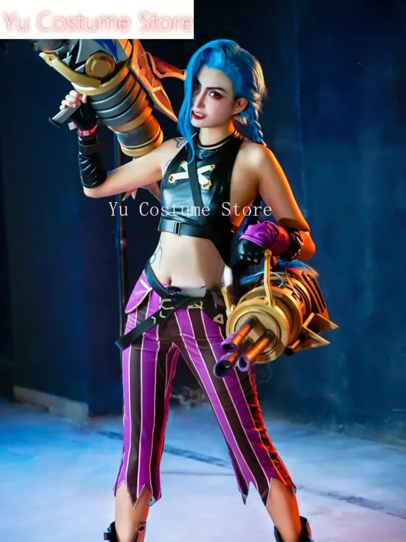 Game LOLs Arcane Cosplay Jinx Cosplay Costume LOL Arcane Cos The Loose Cannon Jinx Leather Costume with Cosplay Wig
Game LOLs Arcane Cosplay Jinx Cosplay Costume LOL Arcane Cos The Loose Cannon Jinx Leather Costume with Cosplay Wig