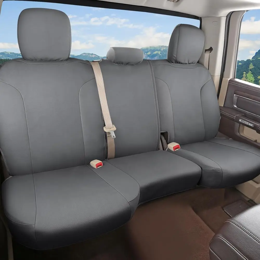 Waterproo Canvas Rear Seat Covers, it or 2014-2018 1500, 2015-2019 2500HD 3500HD Crew ed Cab (Curved Rear, Gray)
Waterproo Canvas Rear Seat Covers, it or 2014-2018 1500, 2015-2019 2500HD 3500HD Crew ed Cab (Curved Rear, Gray)