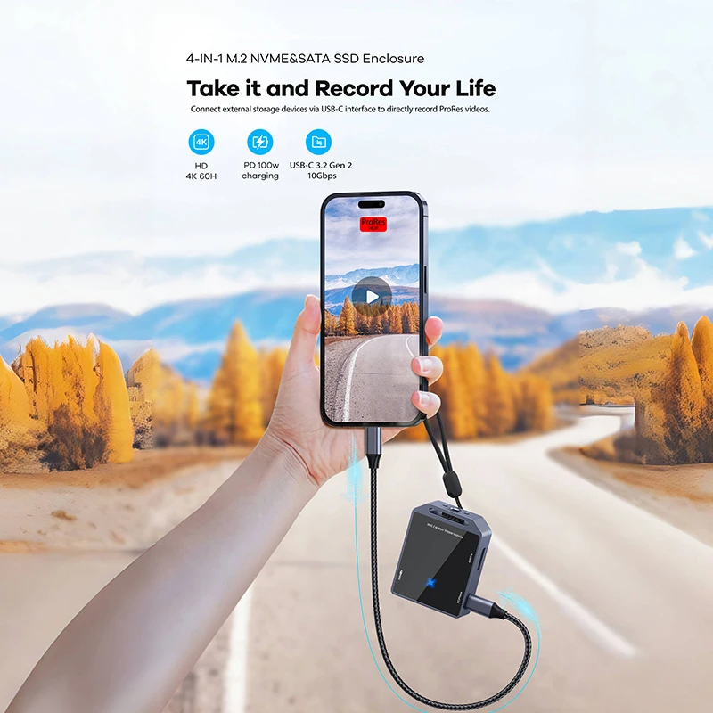 Многофункциональный концентратор USB-C 10 Гбит/с: корпус SSD для зарядки 2230/мобильной подставки/4K HDMI/100 Вт PD — адаптер для телефона и компьютера
Многофункциональный концентратор USB-C 10 Гбит/с: корпус SSD для зарядки 2230/мобильной подставки/4K HDMI/100 Вт PD — адаптер для телефона и компьютера