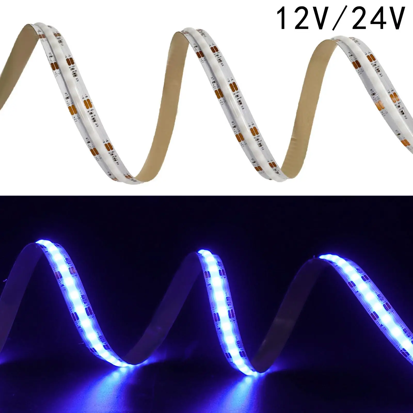 COB LED Strip Lights 5m Super Bright Flexible LED Tape, for Cabinet Home DIY Lighting
COB LED Strip Lights 5m Super Bright Flexible LED Tape, for Cabinet Home DIY Lighting