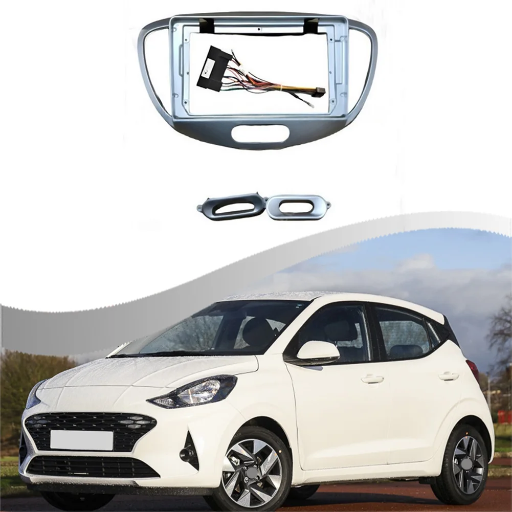 Car 2Din Audio Face Plate Fascia Frame For Hyundai I-10 I10 2007-2013 9" Big Screen Radio Stereo Panel Mount Refitting Kit
Car 2Din Audio Face Plate Fascia Frame For Hyundai I-10 I10 2007-2013 9" Big Screen Radio Stereo Panel Mount Refitting Kit